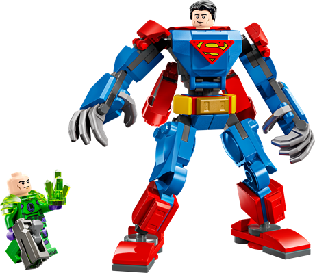 Конструктор LEGO DC Супермен-робот проти Лекса Лютора 120 деталей (76302) - фото 4