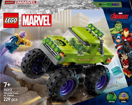 Конструктор LEGO Marvel Вантажівка Халка проти Таноса 229 деталей (76312) - фото 2