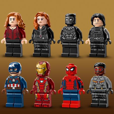 Конструктор LEGO Super Heroes Перший месник Протистояння Пригодницька битва 736 деталей (76314) - фото 5