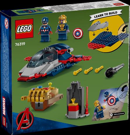 Конструктор LEGO Super Heroes Капітан Америка проти Таноса 107 деталей (76319) - фото 1
