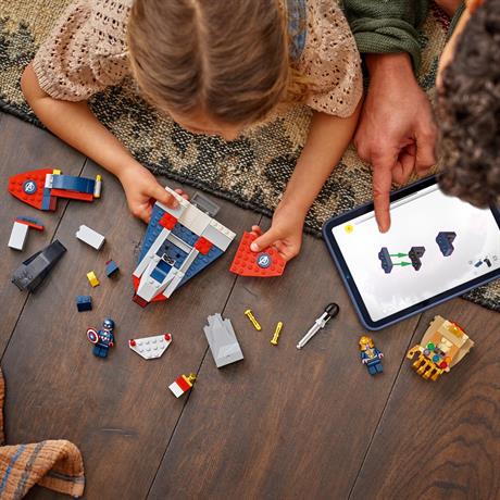 Конструктор LEGO Super Heroes Капітан Америка проти Таноса 107 деталей (76319) - фото 2