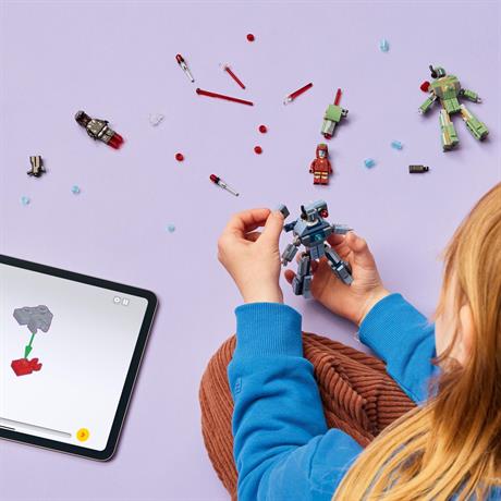 Конструктор LEGO Super Heroes Залізна людина та Бойова Машина проти Хаммер Дронів 204 деталі (76320) - фото 4