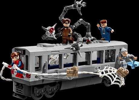 Конструктор LEGO Super Heroes Людина-павук проти Дока Ока Сцена в метро 393 деталі (76321) - фото 3