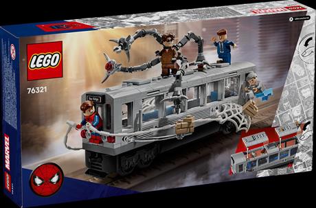 Конструктор LEGO Super Heroes Людина-павук проти Дока Ока Сцена в метро 393 деталі (76321) - фото 5