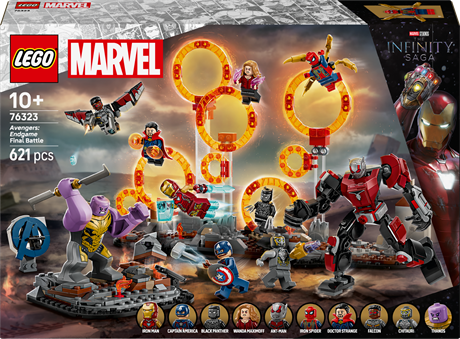 Конструктор LEGO Marvel Месники Завершення Вирішальна битва 621 деталь (76323) - фото 2