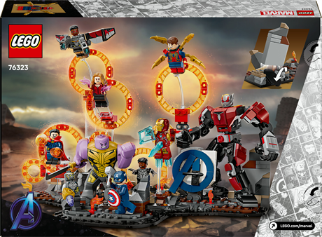 Конструктор LEGO Marvel Месники Завершення Вирішальна битва 621 деталь (76323) - фото 3