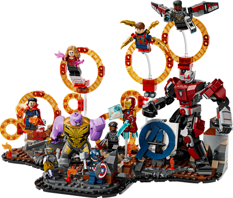 Конструктор LEGO Marvel Месники Завершення Вирішальна битва 621 деталь (76323) - фото 4