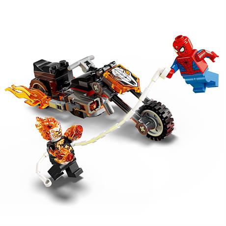 Конструктор LEGO Super Heroes Marvel Человек-паук vs. Призрачный всадник на мотоцикле 72 Детали (76335) - фото 15