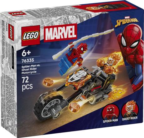 Конструктор LEGO Super Heroes Marvel Человек-паук vs Призрачный всадник на мотоцикле 72 Детали (76335) - фото 15