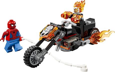 Конструктор LEGO Super Heroes Marvel Человек-паук vs Призрачный всадник на мотоцикле 72 Детали (76335) - фото 21