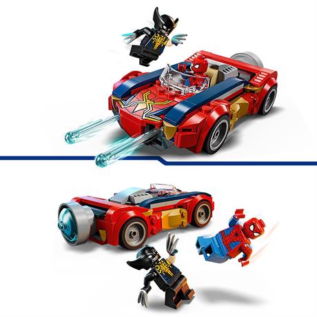 Конструктор LEGO Super Heroes Marvel Автомобиль Человека-паука vs. Отравленный Росомаха 134 Детали  ( 76336 ) - фото 7
