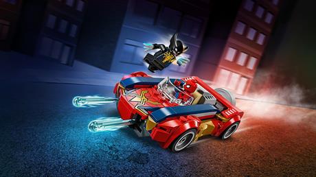 Конструктор LEGO Super Heroes Marvel Автомобиль Человека-паука vs. Отравленный Росомаха 134 Детали  ( 76336 ) - фото 8