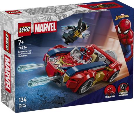 Конструктор LEGO Super Heroes Marvel Автомобіль Людини-павука vs. Отруєний Росомаха 134 Деталі ( 76336 ) - фото 10