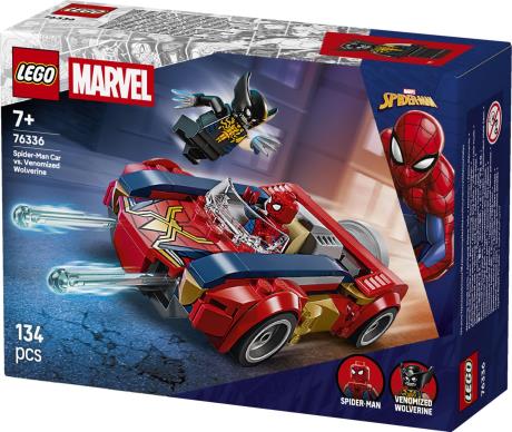 Конструктор LEGO Super Heroes Marvel Автомобіль Людини-павука vs. Отруєний Росомаха 134 Деталі ( 76336 ) - фото 10
