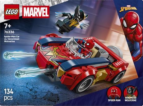 Конструктор LEGO Super Heroes Marvel Автомобіль Людини-павука vs. Отруєний Росомаха 134 Деталі ( 76336 ) - фото 10