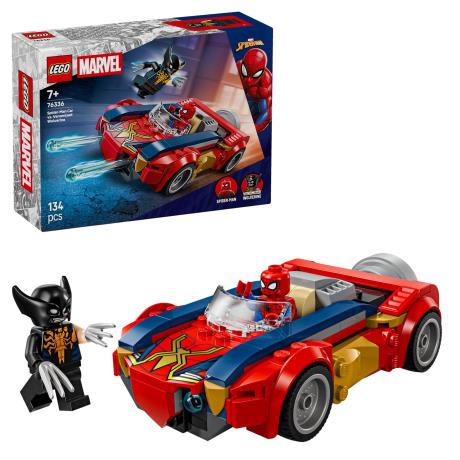 Конструктор LEGO Super Heroes Marvel Автомобіль Людини-павука vs. Отруєний Росомаха 134 Деталі ( 76336 ) - фото 10