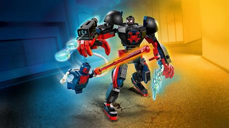 Конструктор LEGO Super Heroes Marvel Робот Майлза Моралеза vs. Человек-паук 2099 135 Деталей (76337) - фото 10