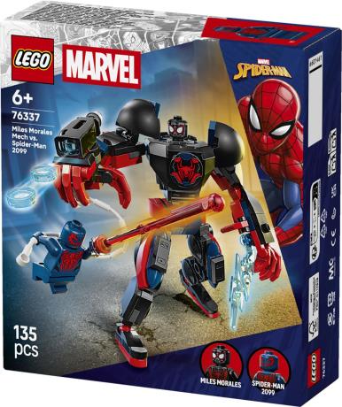 Конструктор LEGO Super Heroes Marvel Робот Майлза Моралеза vs Человек-паук 2099 135 Деталей (76337) - фото 11
