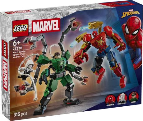 Конструктор LEGO Super Heroes Marvel Битва роботів: Людина-павук vs. Доктор Восьминог 315 Деталей ( 76338 ) - фото 6