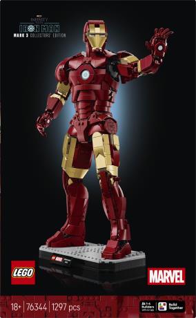 Конструктор LEGO Super Heroes Marvel Залізна Людина в броні Mark 3. Колекційний набір 1297 Деталей (76344) - фото 9