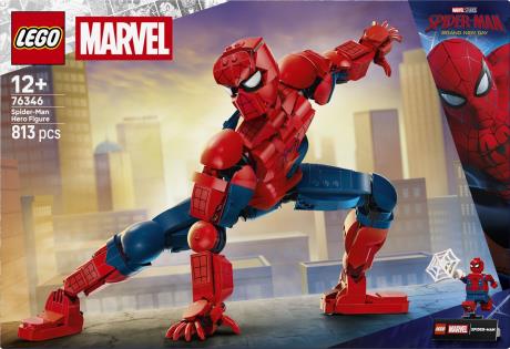 Конструктор LEGO® Marvel Фігурка супергероя Людини-Павука, колекційний елемент, 813 деталей (76346) - фото 0