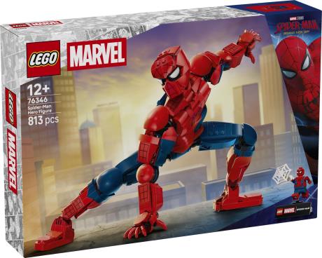Конструктор LEGO® Marvel Фігурка супергероя Людини-Павука, колекційний елемент, 813 деталей (76346) - фото 0