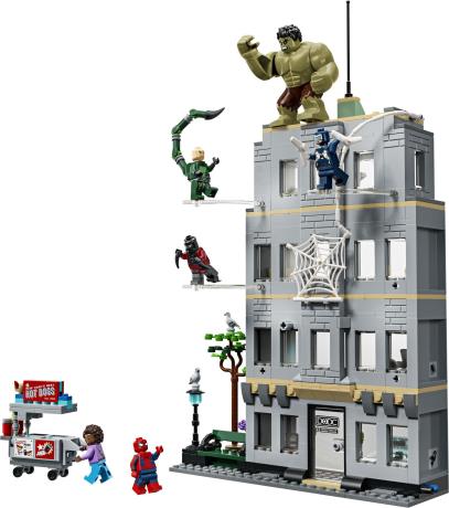 Конструктор LEGO® Marvel Эпическая схватка Человека-Паука против Халка, 534 детали (76350) - фото 0