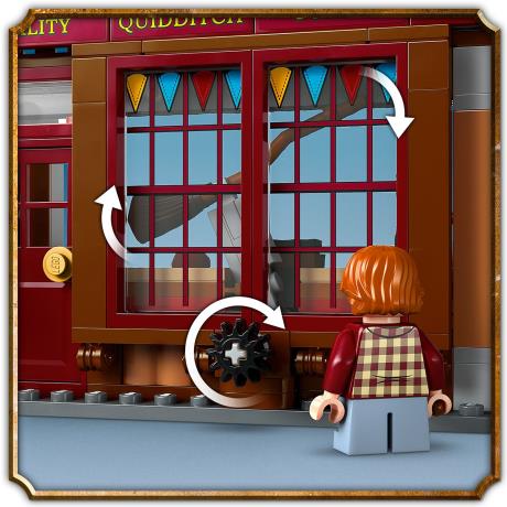 Конструктор LEGO Harry Potter Якісні товари для квідичу і кафе з морозивом 795 деталей (76452) - фото 11