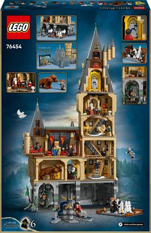 Конструктор LEGO Harry Potter Замок Гоґвортс головна вежа 2135 деталей (76454) - фото 12