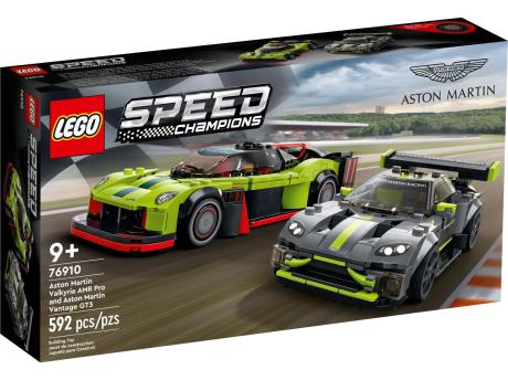 Конструктор LEGO Speed Champions Aston Martin Valkyrie AMR Pro та Aston Martin Vantage GT3 592 деталей (76910) - фото 0