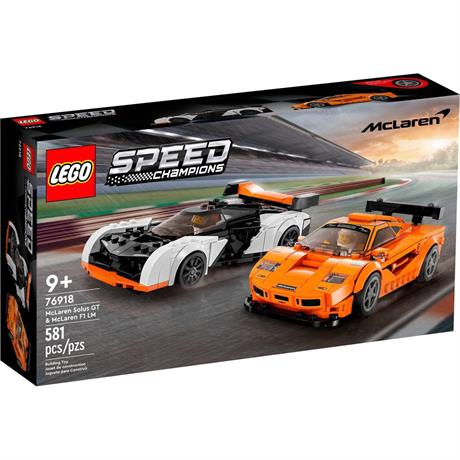 Конструктор LEGO Speed Champions McLaren Solus GT и McLaren F1 LM 581 деталь (76918) - фото 7
