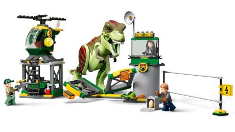 Конструктор LEGO Jurassic World Втеча тиранозавра 140 деталей (76944) - фото 0