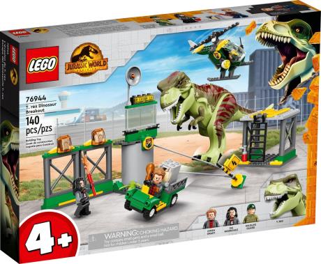 Конструктор LEGO Jurassic World Втеча тиранозавра 140 деталей (76944) - фото 0
