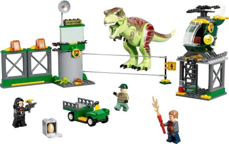 Конструктор LEGO Jurassic World Втеча тиранозавра 140 деталей (76944) - фото 0