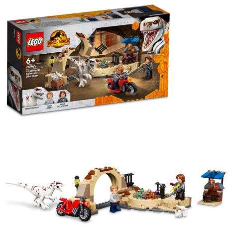 Конструктор LEGO Jurassic World Атроцираптор Погоня на мотоциклі 169 деталей (76945) - фото 0