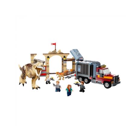 Конструктор LEGO Jurassic World Втеча атроцираптора та тиранозавра 466 деталей (76948) - фото 3