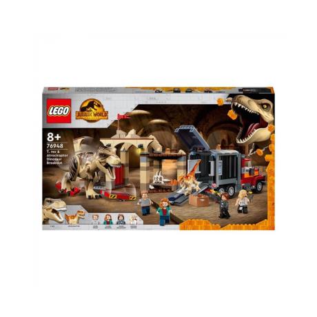 Конструктор LEGO Jurassic World Втеча атроцираптора та тиранозавра 466 деталей (76948) - фото 7