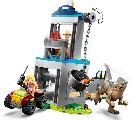 Конструктор LEGO Jurassic World Втеча велоцираптора 137 деталей (76957) - фото 0