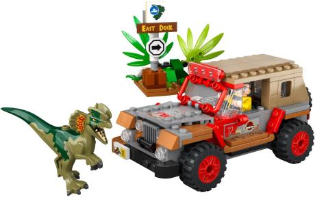 Конструктор LEGO Jurassic World Засідка дилофозавра 211 деталей (76958) - фото 0