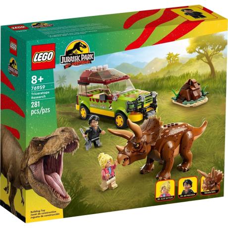 Конструктор LEGO Jurassic World Дослідження трицератопсів 281 деталь (76959) - фото 0