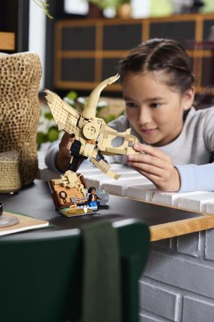 Конструктор LEGO® Jurassic World Окаменелости динозавров: череп трицератопса, 468 деталей (76969) - фото 6