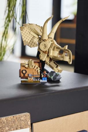 Конструктор LEGO® Jurassic World Окаменелости динозавров: череп трицератопса, 468 деталей (76969) - фото 7