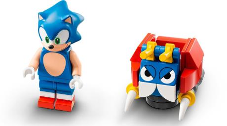 Конструктор LEGO Sonic the Hedgehog Змагання швидкісної сфери Соніка 292 деталі (76990) - фото 0