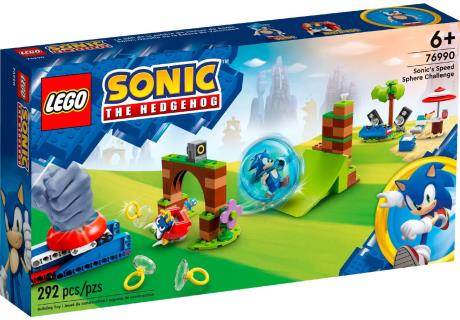 Конструктор LEGO Sonic the Hedgehog Змагання швидкісної сфери Соніка 292 деталі (76990) - фото 0