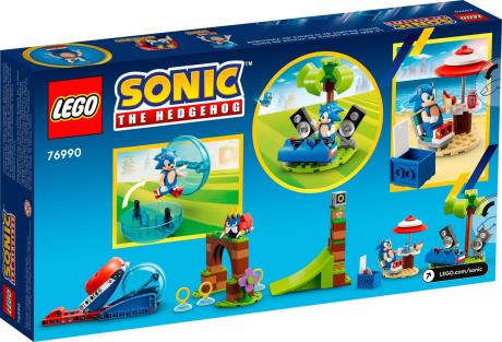 Конструктор LEGO Sonic the Hedgehog Змагання швидкісної сфери Соніка 292 деталі (76990) - фото 0