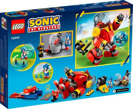 Конструктор LEGO Sonic the Hedgehog Сонік проти смертельного робота-яйця доктора Еґмана 615 деталей (76993) - фото 0