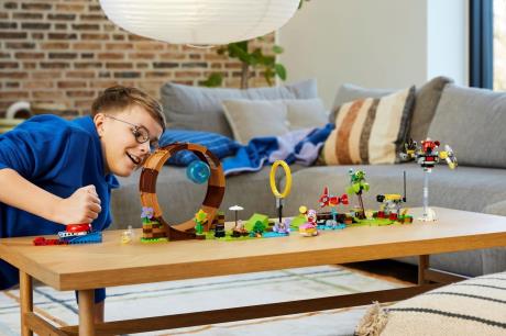 Конструктор LEGO Sonic the Hedgehog Змагання петлі Соніка на зеленому пагорбі 802 деталі (76994) - фото 0