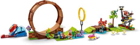 Конструктор LEGO Sonic the Hedgehog Змагання петлі Соніка на зеленому пагорбі 802 деталі (76994) - фото 0