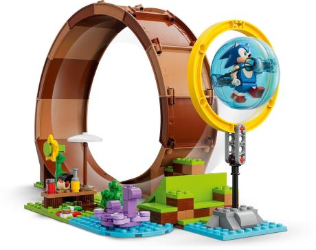 Конструктор LEGO Sonic the Hedgehog Змагання петлі Соніка на зеленому пагорбі 802 деталі (76994) - фото 0