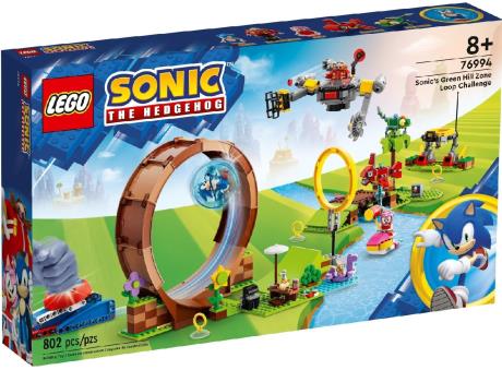 Конструктор LEGO Sonic the Hedgehog Змагання петлі Соніка на зеленому пагорбі 802 деталі (76994) - фото 0